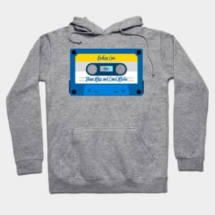 Diana Ross And Lionel Richie Classic Blue Cassette Hoodie